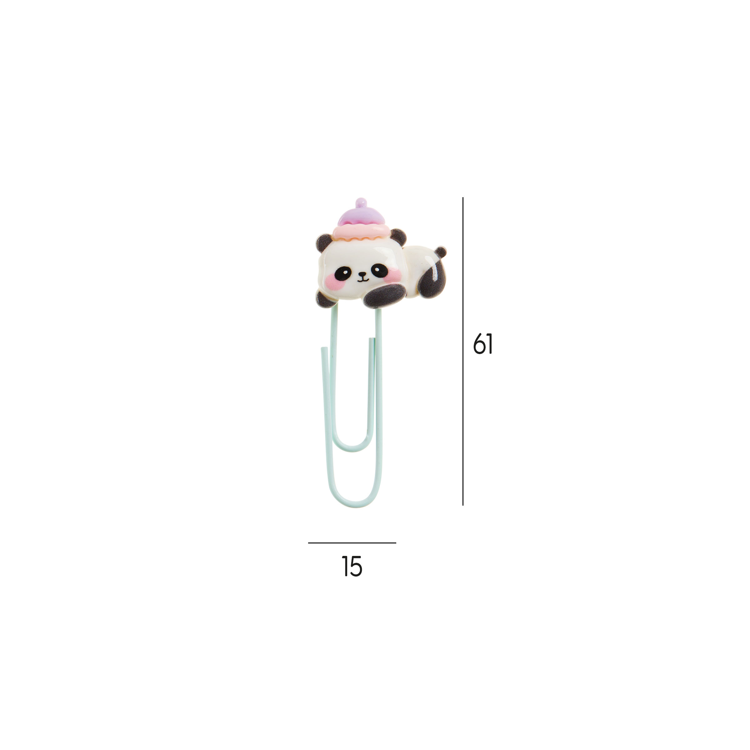 Conjunto 5 Clips Miquelrius Back2Fun Clip & Calm Panda Blister Mr13356 ( Imagem 3 de 4 ) - Preview