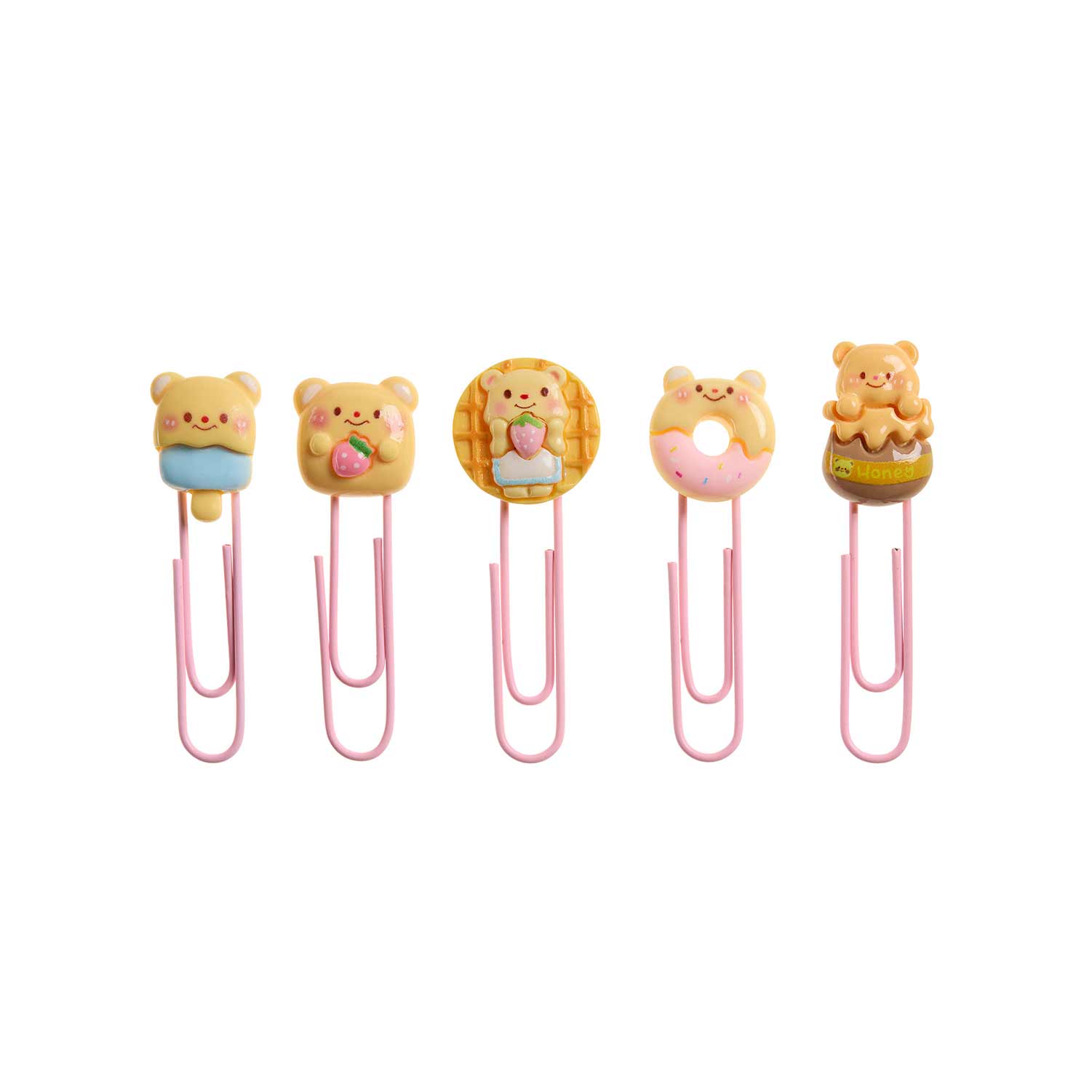 Conjunto 5 Clips Miquelrius Back2Fun Clip & Calm Urso Blister Mr13358 ( Imagem 2 de 4 ) - Preview
