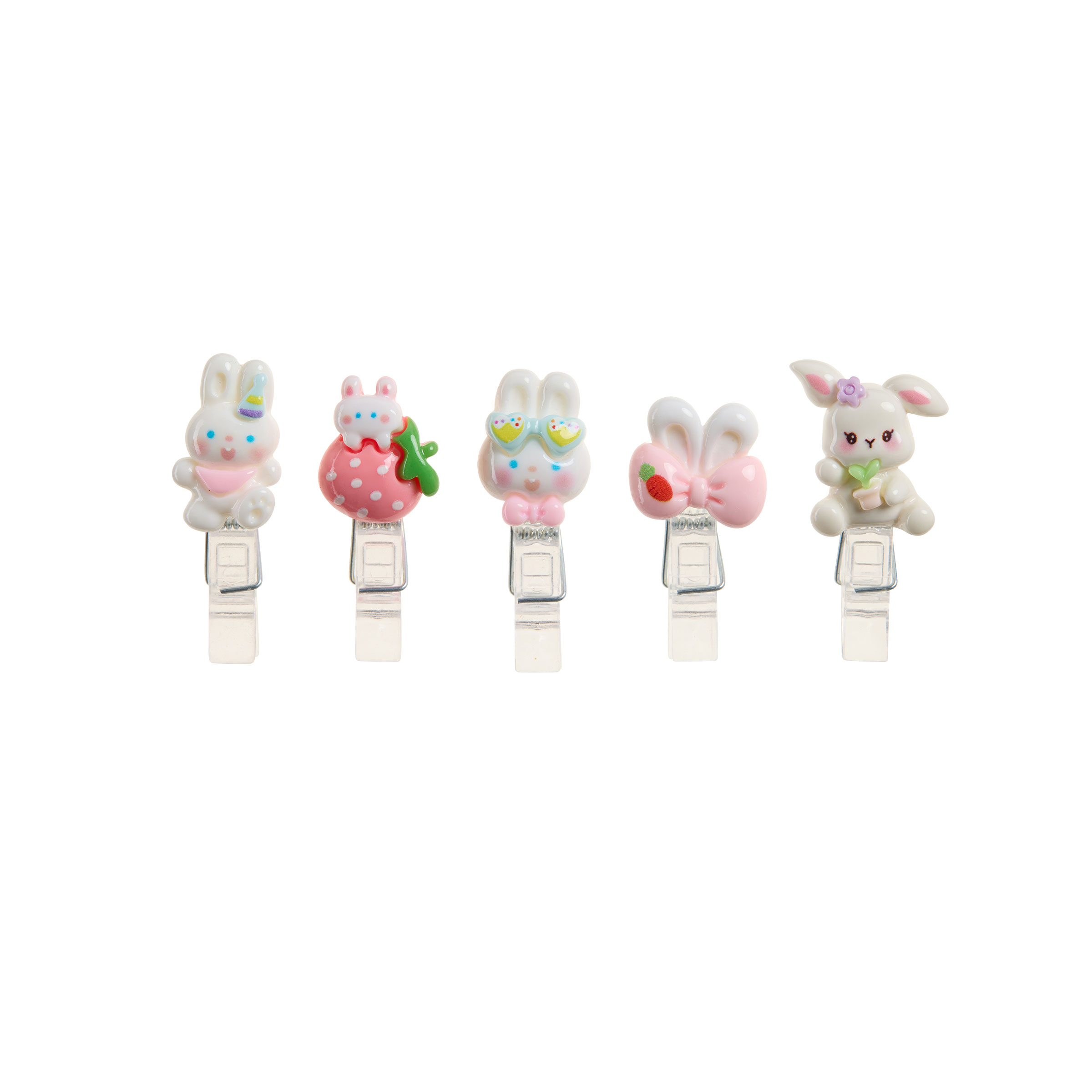 Conjunto 5 Mini Molas Miquelrius Back2Fun Clip & Calm Coelho Blister Mr13362 ( Imagem 2 de 4 ) - Preview