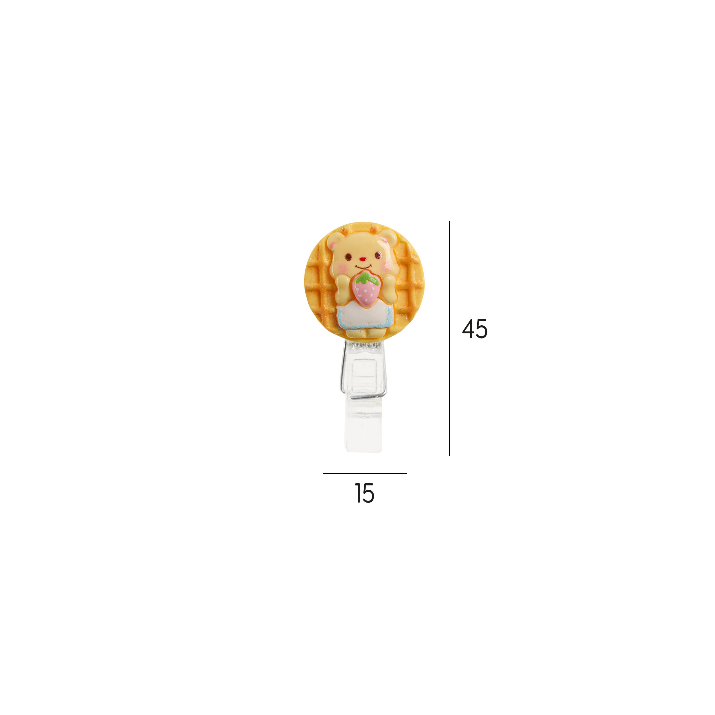 Conjunto 5 Mini Molas Miquelrius Back2Fun Clip & Calm Urso Blister Mr13367 ( Imagem 3 de 4 ) - Preview