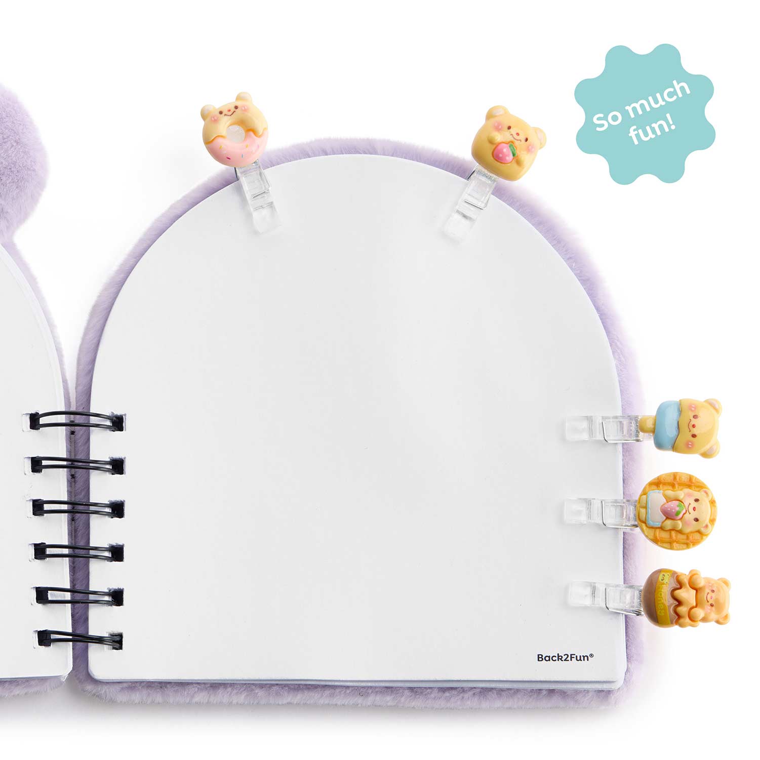 Conjunto 5 Mini Molas Miquelrius Back2Fun Clip & Calm Urso Blister Mr13367 ( Imagem 4 de 4 ) - Preview
