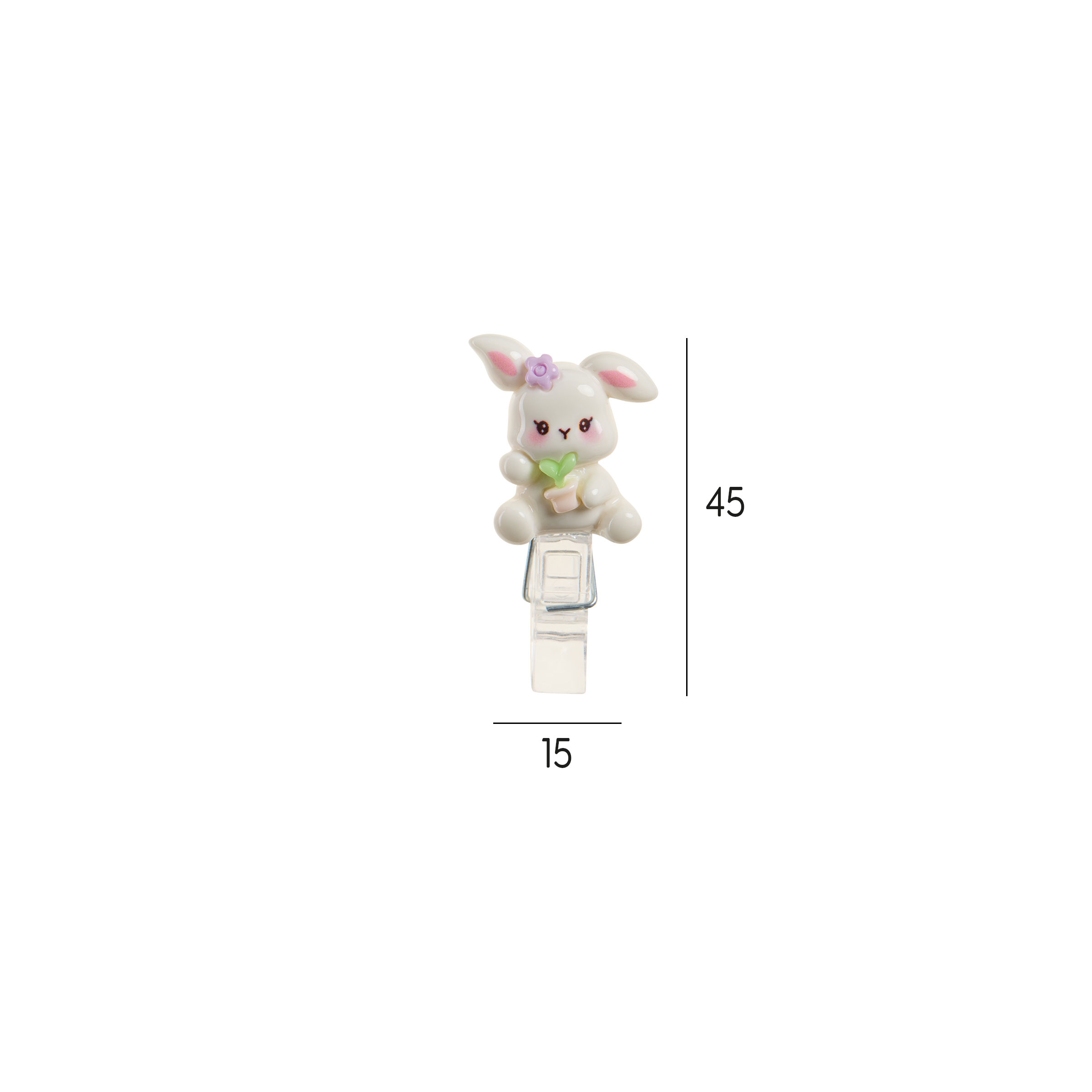 Conjunto 5 Mini Molas Miquelrius Back2Fun Clip & Calm Coelho Blister Mr13362 ( Imagem 3 de 4 ) - Preview