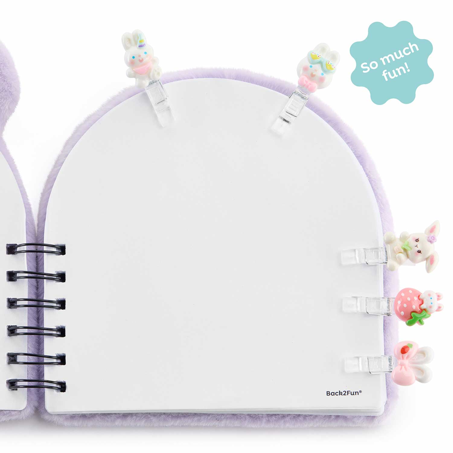 Conjunto 5 Mini Molas Miquelrius Back2Fun Clip & Calm Coelho Blister Mr13362 ( Imagem 4 de 4 ) - Preview