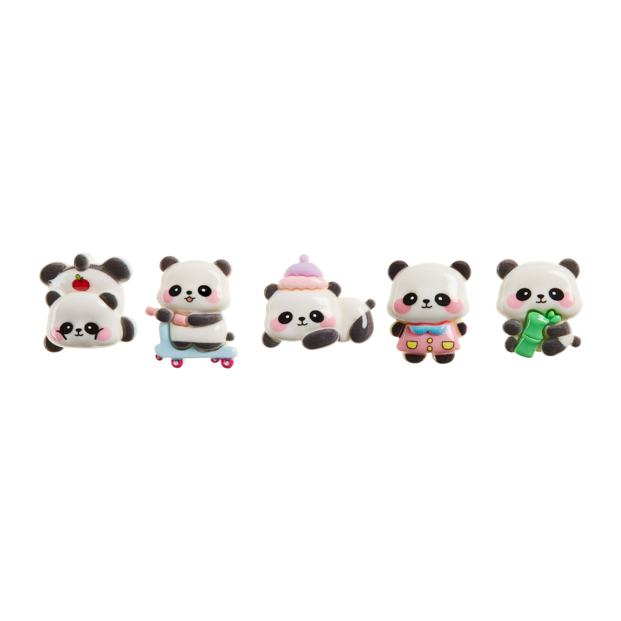 Conjunto 5 Pioneses Miquelrius Back2Fun Clip & Calm Panda Blister Mr13381 ( Imagem 2 de 4 ) - Preview