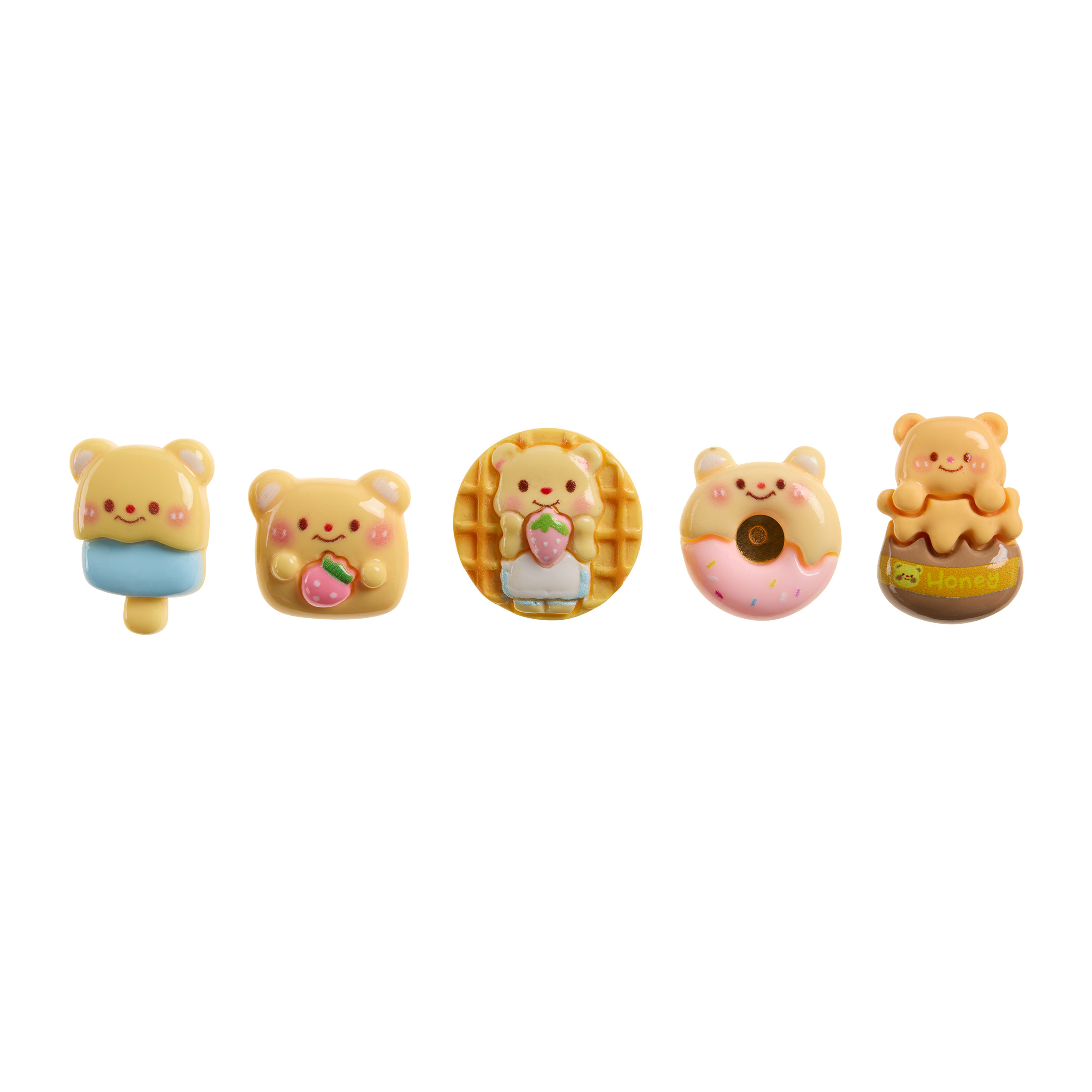 Conjunto 5 Pioneses Miquelrius Back2Fun Clip & Calm Urso Blister Mr13380 ( Imagem 2 de 4 ) - Preview
