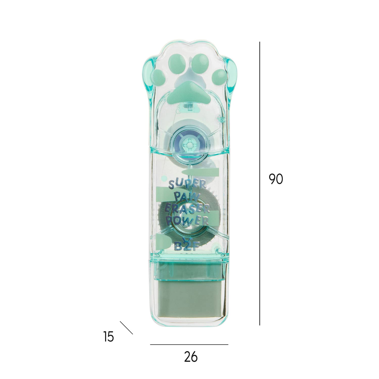 Corretor De Fita Com Borracha Miquelrius Back2Fun Patita Verde 5Mmx6M Mr13329 ( Imagem 4 de 4 ) - Preview