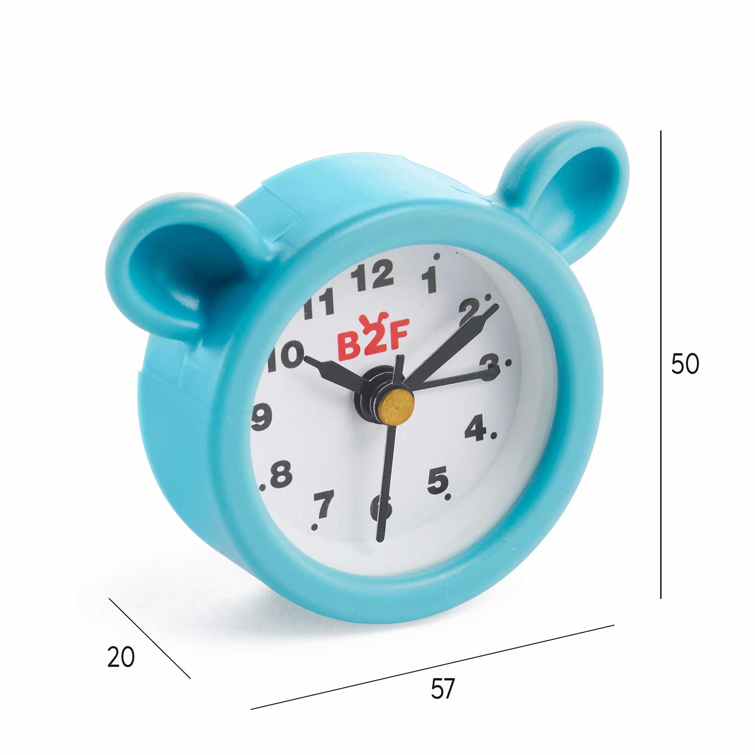Relógio Despertador Miquelrius Back2Fun Wonder Time Urso Azul Blister Mr13403 ( Imagem 3 de 4 ) - Preview