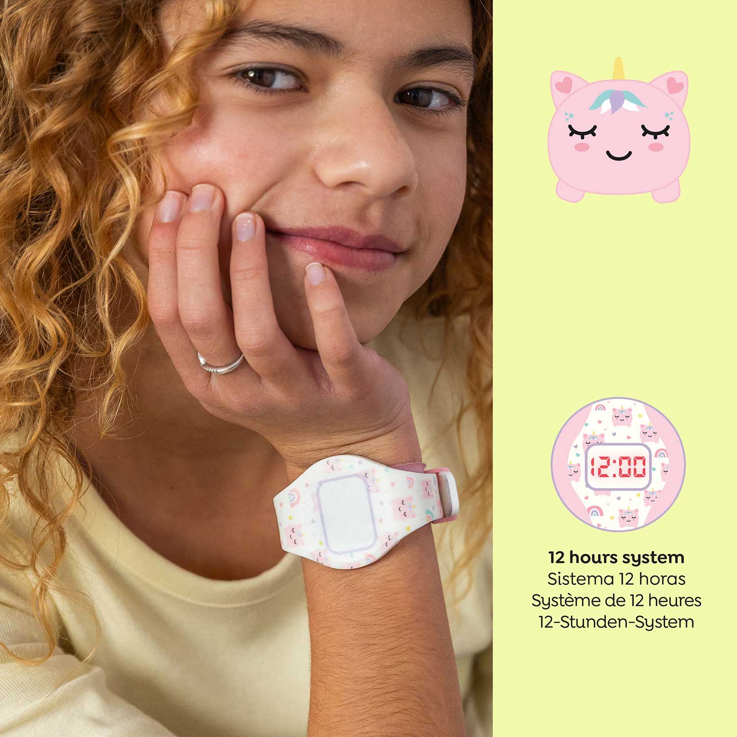 Relógio Digital Touch Miquelrius Back2Fun Unicórnio Blister Mr13396 ( Imagem 4 de 4 ) - Preview