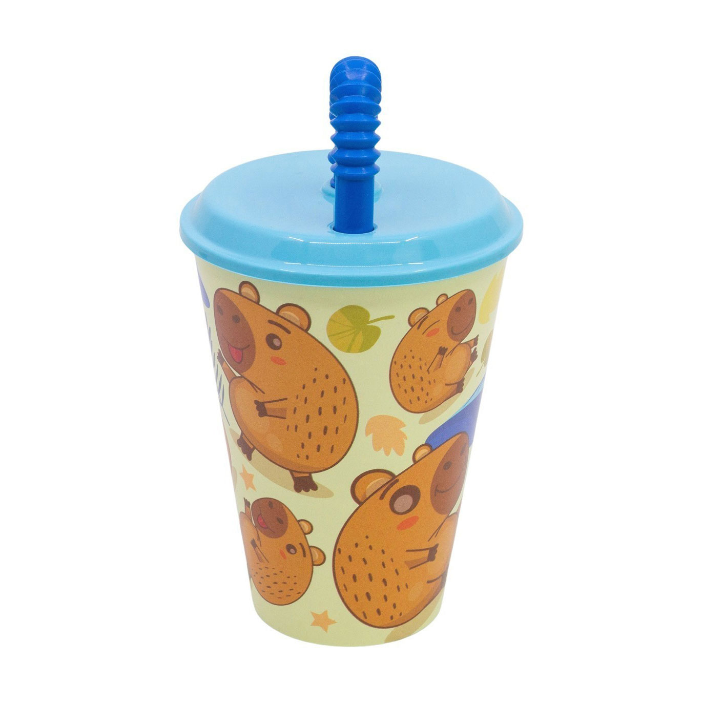 Copo Easy Sport Com Tampa E Palhinha Capivara 430Ml 20130 ( Imagem 2 de 4 ) - Preview