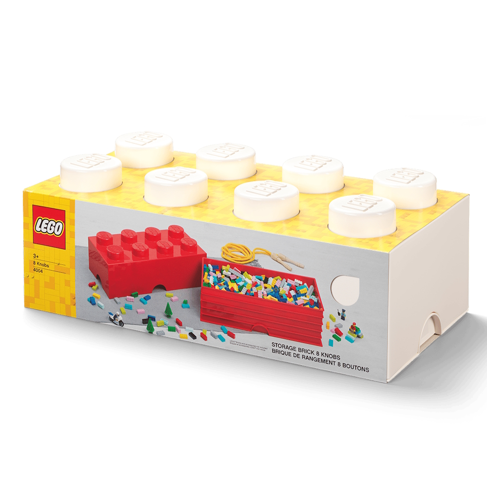LEGO® Storage Box 2x4 | White | 500x250x180 mm | Stackable ( Imagem 2 de 5 ) - Preview