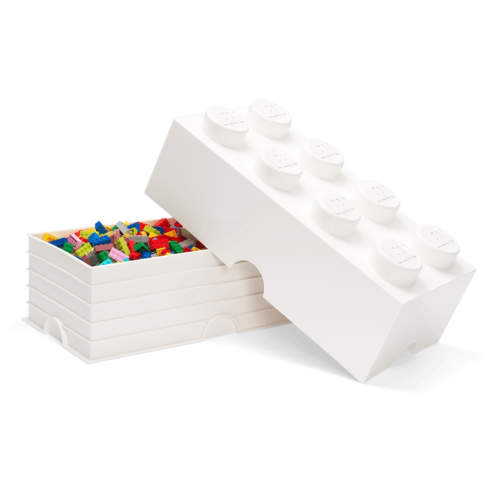 LEGO® Storage Box 2x4 | White | 500x250x180 mm | Stackable ( Imagem 3 de 5 ) - Preview