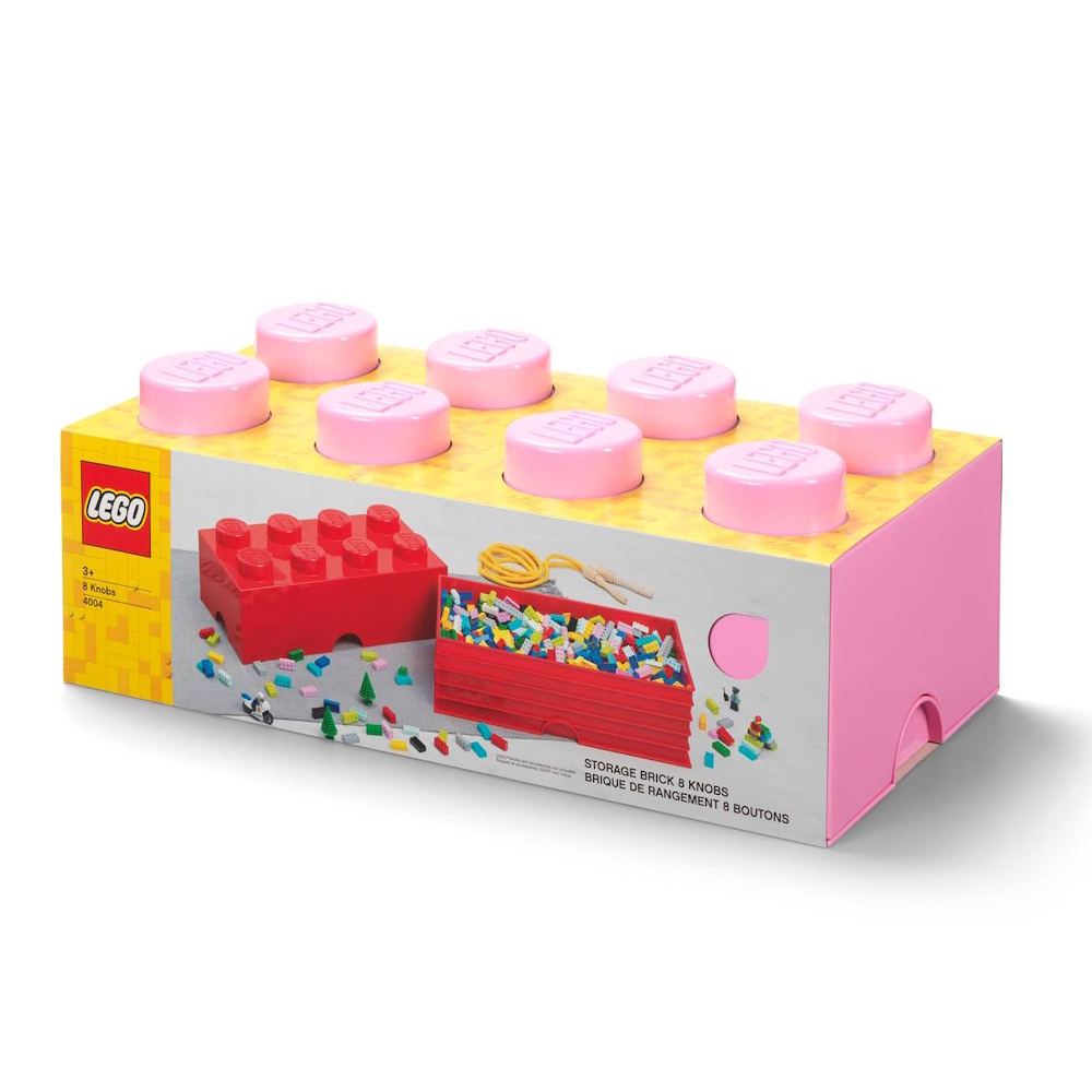 LEGO® Storage Box 2x4 | Pink | 500x250x180 mm | Stackable ( Imagem 2 de 4 ) - Preview