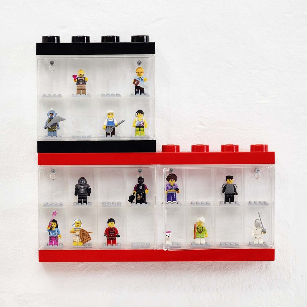LEGO® Expositor para 8 Minifiguras | Preto | 18x19x4 cm ( Imagem 5 de 5 ) - Preview