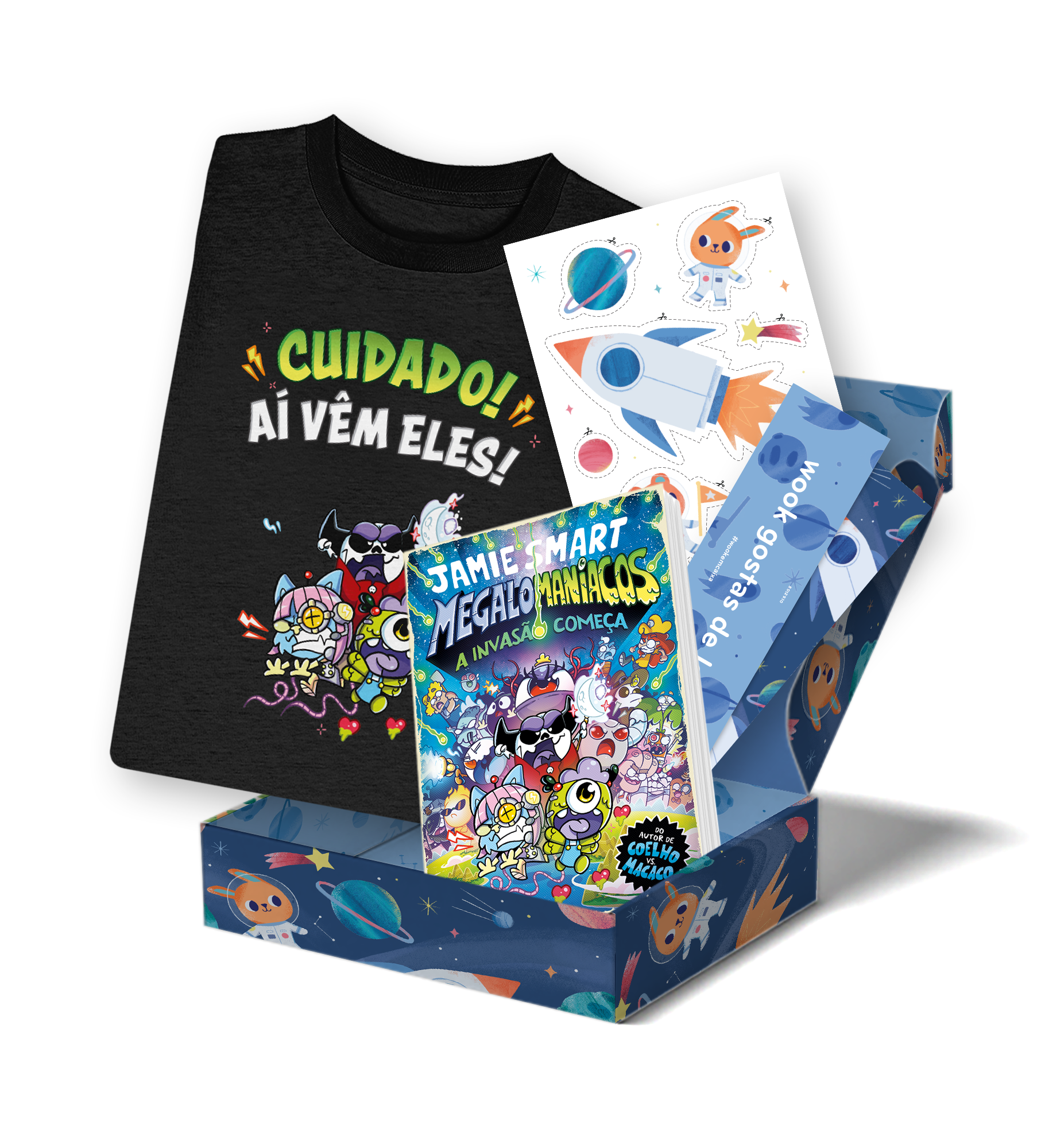 Megalomaníacos  - A invasão começa- Ed. Especial Wookemcaixa ( Imagem 2 de 3 ) - Preview