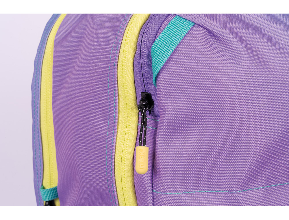 Mochila milan coleção sunset 5 fechos 25 l turquesa 454x280x200 mm ( Imagem 4 de 5 ) - Preview