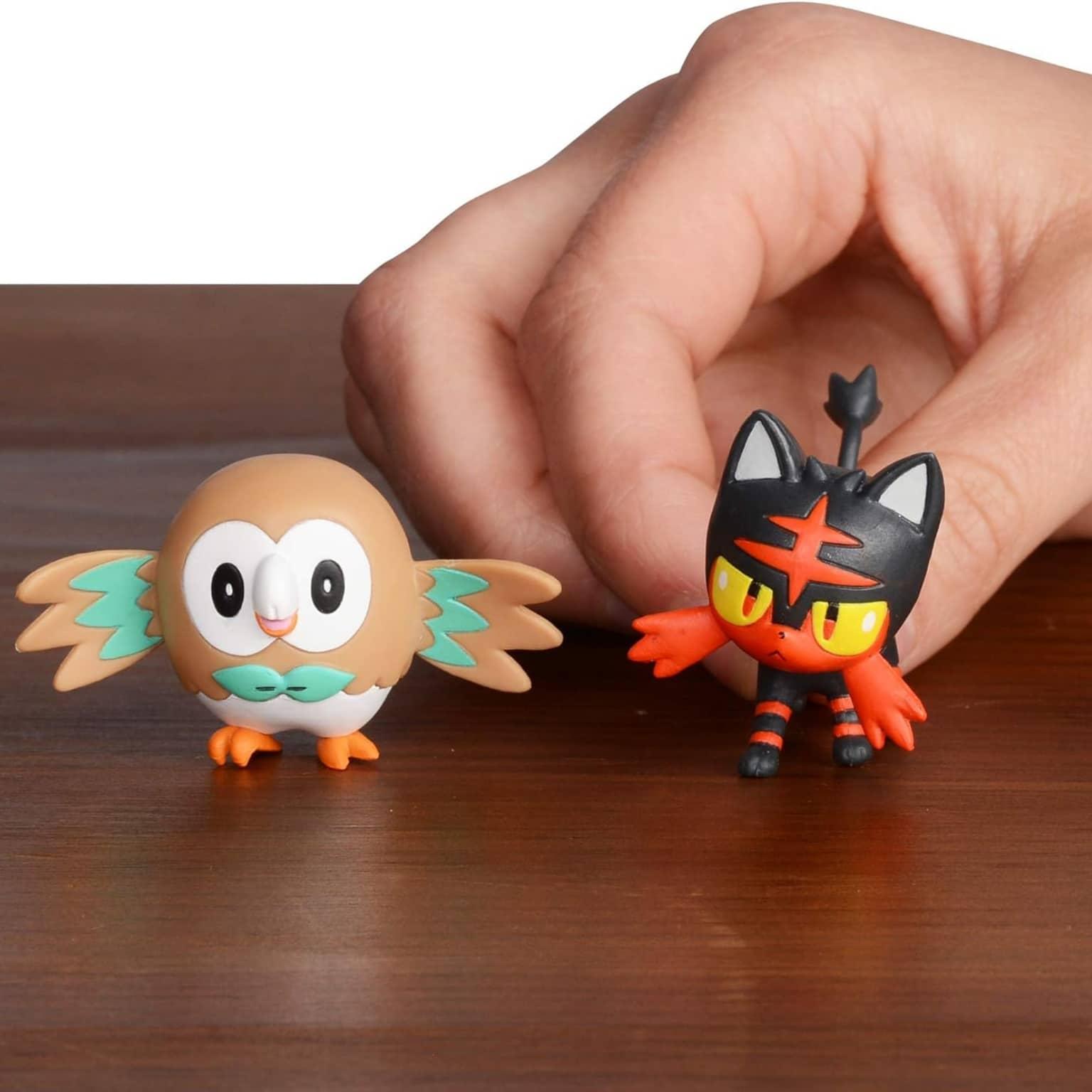 Figura Pokémon - Rowlet e Litten ( Imagem 4 de 4 ) - Preview