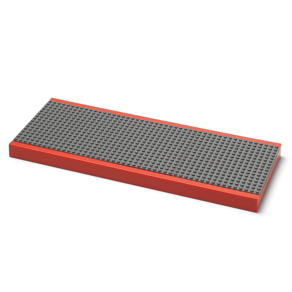 LEGO® Floating Shelf with Building Bases | Red | 380x150x25 mm ( Imagem 3 de 5 ) - Preview
