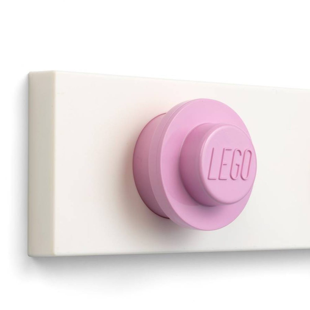LEGO® Cabide de Parede | Rosa Claro, Rosa Escuro e Lilás | 334x65x45 mm ( Imagem 3 de 5 ) - Preview