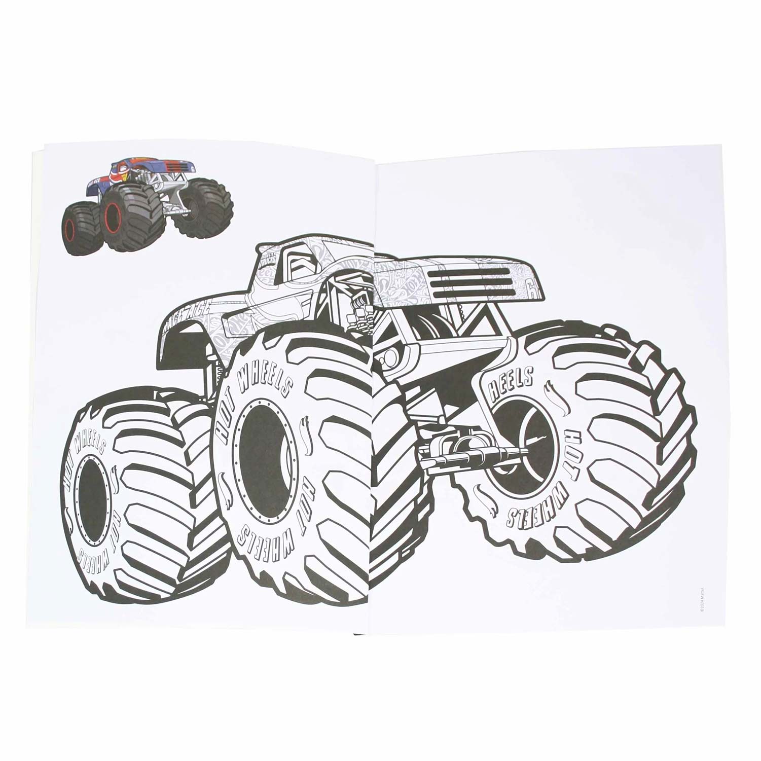 Hot Wheels Monster Trucks Colouring - 1 Europrice Li-Mt6662-A ( Imagem 2 de 2 ) - Preview