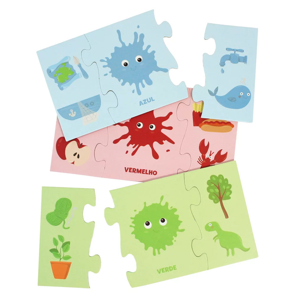 Minipuzzles Europrice - As Cores ( Imagem 2 de 2 ) - Preview