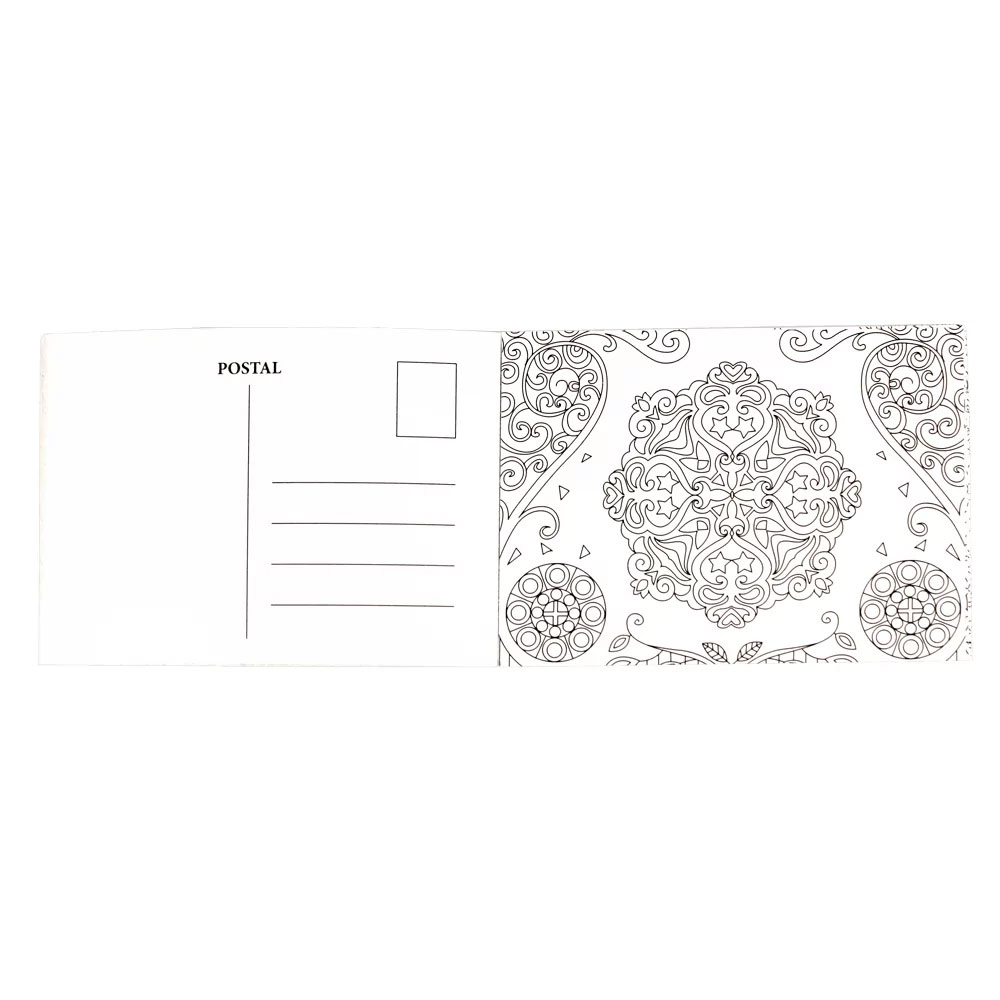 Postais para Colorir - Mandalas ( Imagem 2 de 2 ) - Preview