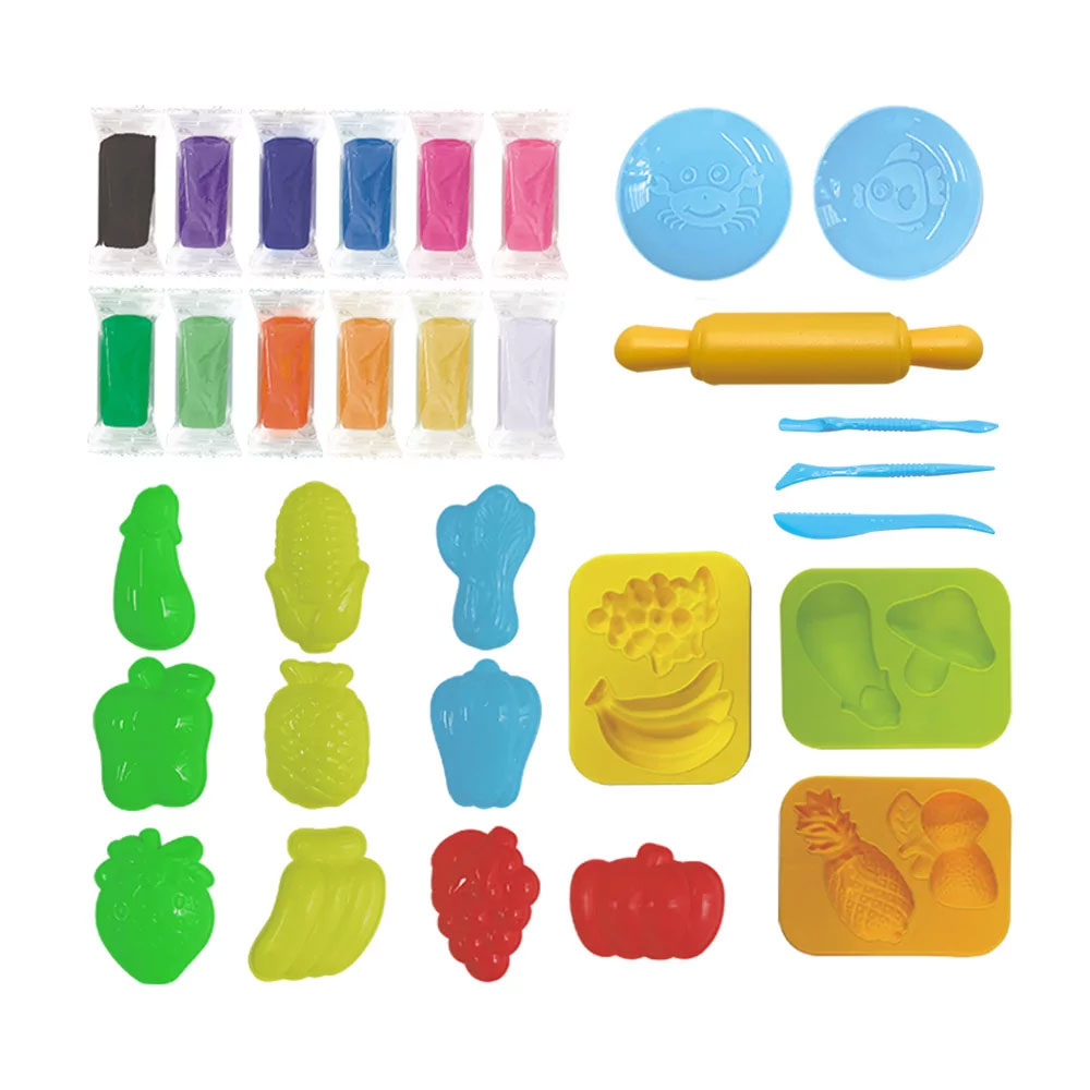 Plasticinas Europrice - Vegetais ( Imagem 2 de 3 ) - Preview