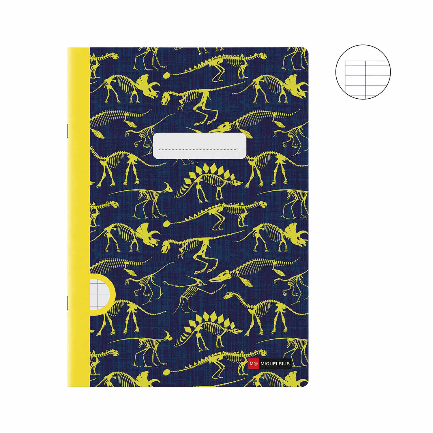 Caderno A4 Agrafado Miquelrius Fossil Mini Fossil Pautado 48Fl 90G Mr8365 ( Imagem 2 de 4 ) - Preview