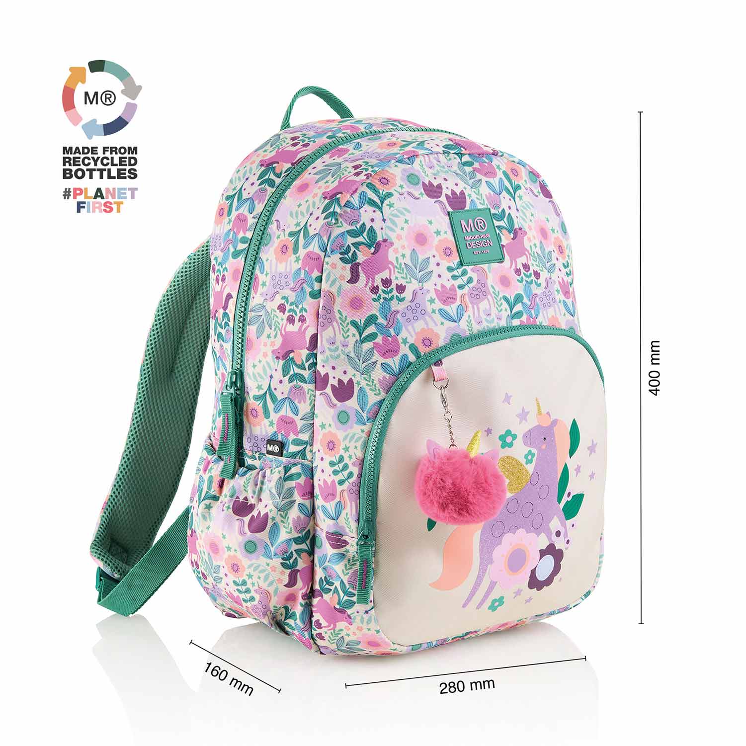 Mochila Miquelrius Magic Unicorn 40X28X14Cm Adaptavel A Trolley Mr19780 ( Imagem 2 de 4 ) - Preview