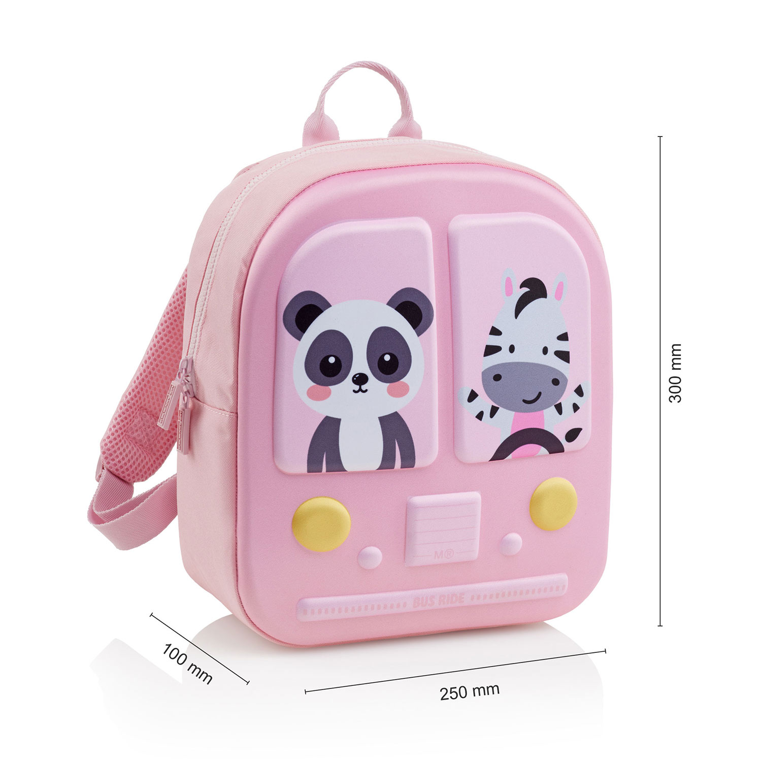 Miquelrius Bus Stop Backpack Pink 24.5X12X30.5Cm Mr19392 ( Imagem 2 de 4 ) - Preview