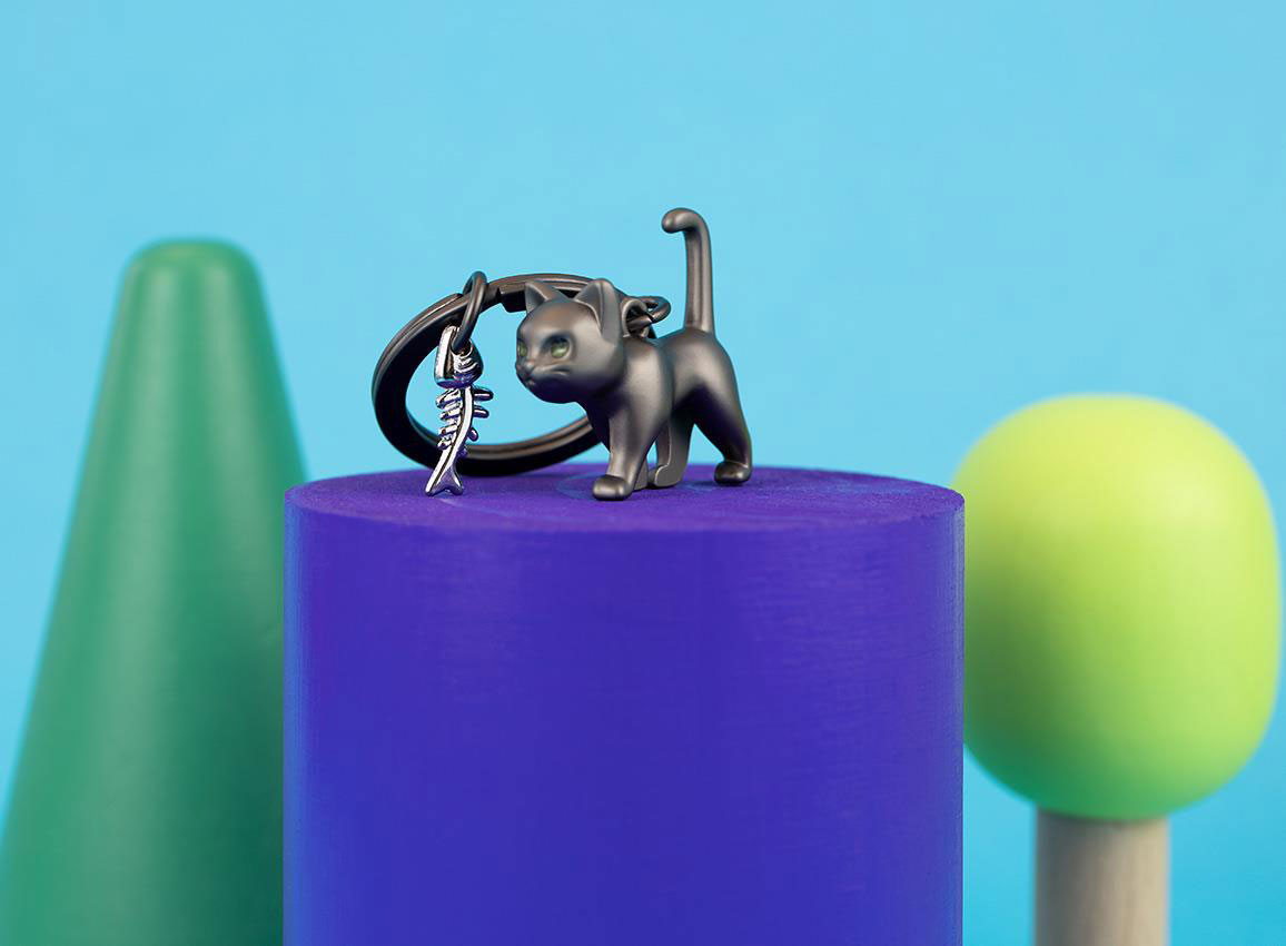 Porta-Chaves Metalmorphose Gato Preto Mtm339-01 ( Imagem 3 de 4 ) - Preview