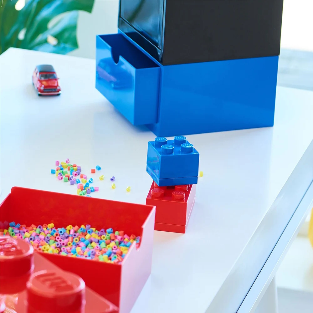 LEGO® Mini Caixa de Arrumação 2x2 | Azul | 46x46x43 mm ( Imagem 3 de 4 ) - Preview
