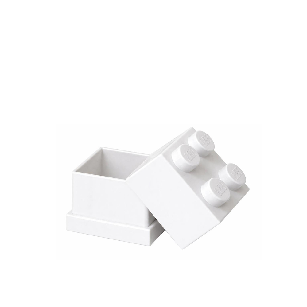 LEGO® Mini Caixa de Arrumação 2x2 | Branco | 46x46x43 mm ( Imagem 2 de 3 ) - Preview