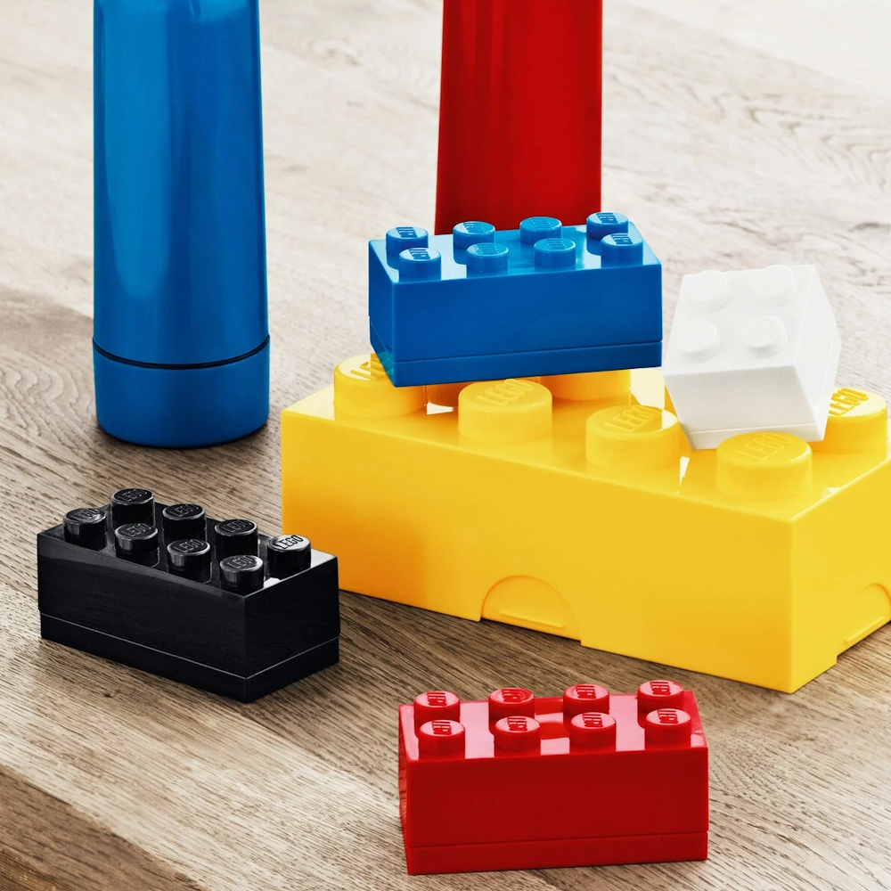 LEGO® Mini Caixa de Arrumação 2x2 | Branco | 46x46x43 mm ( Imagem 3 de 3 ) - Preview