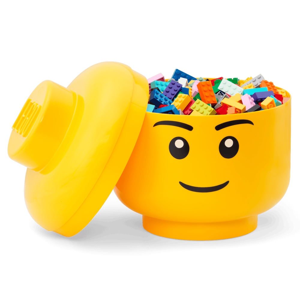 LEGO® Cabeça de Arrumação Grande | Boy | 240x271 mm ( Imagem 2 de 3 ) - Preview