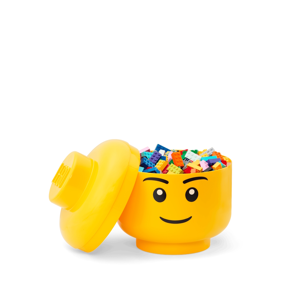 LEGO® Mini Cabeça de Arrumação | Boy | 102x115 mm ( Imagem 2 de 3 ) - Preview