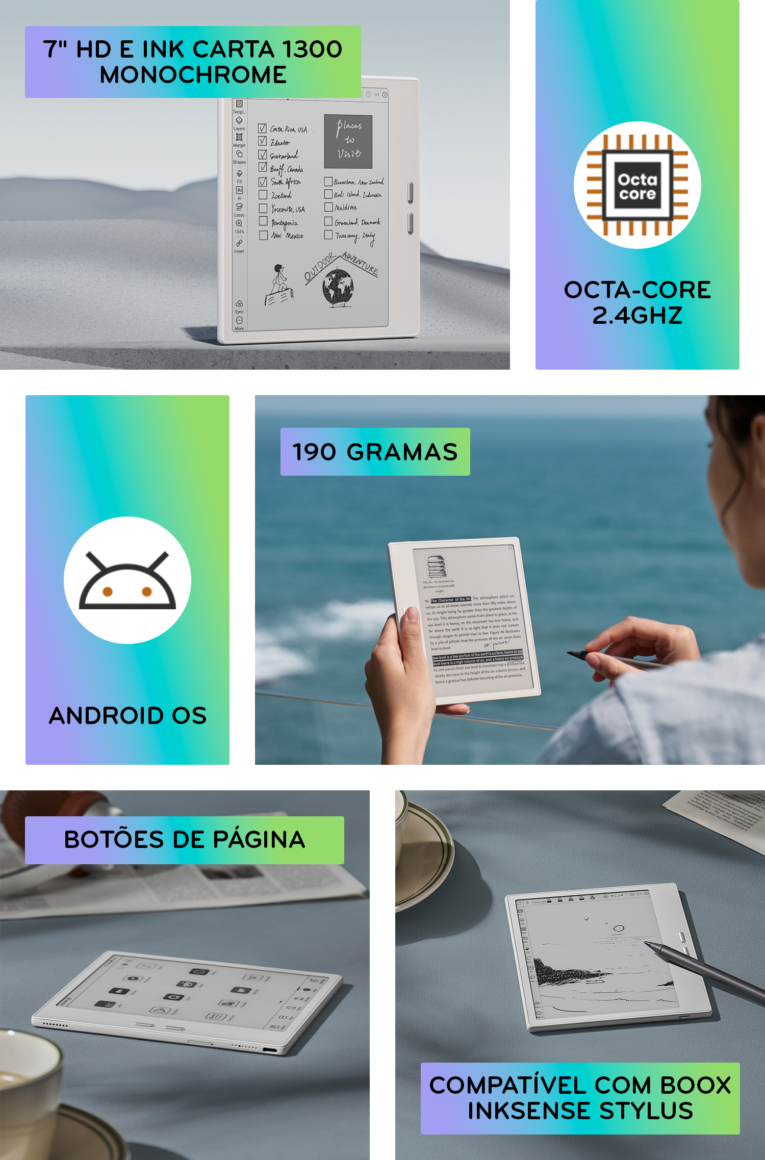 BOOX GO 7 (white) ( Imagem 3 de 6 ) - Preview