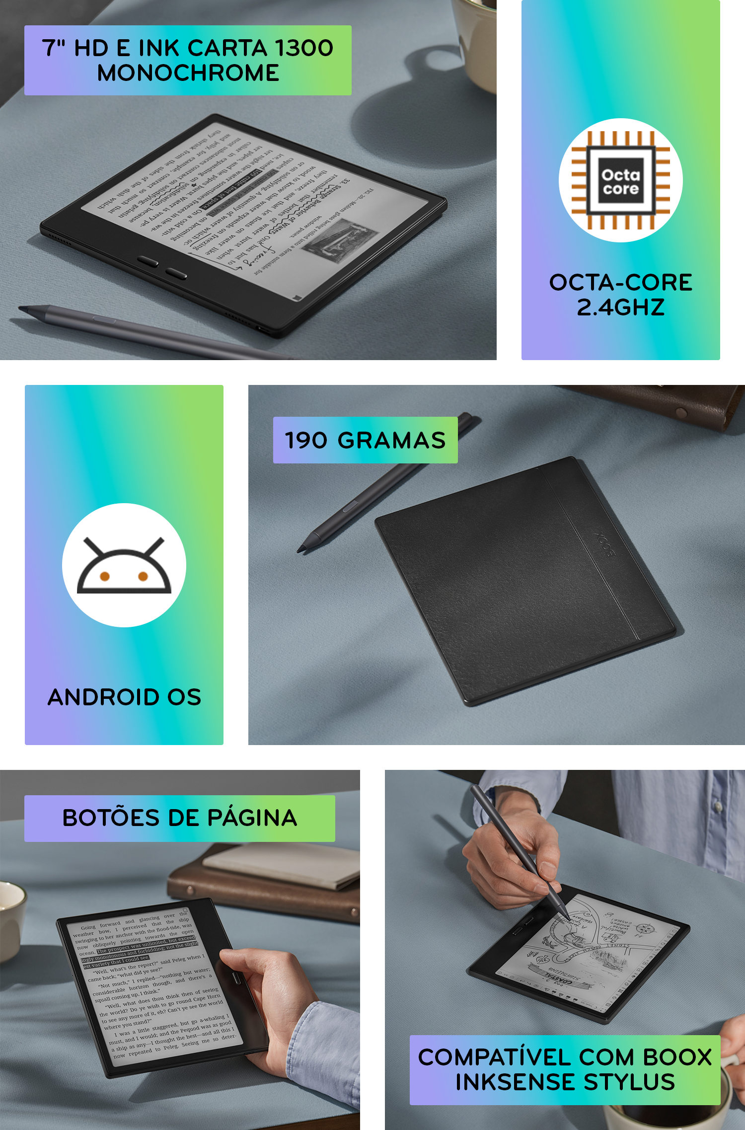 BOOX GO 7 (preto) ( Imagem 4 de 6 ) - Preview