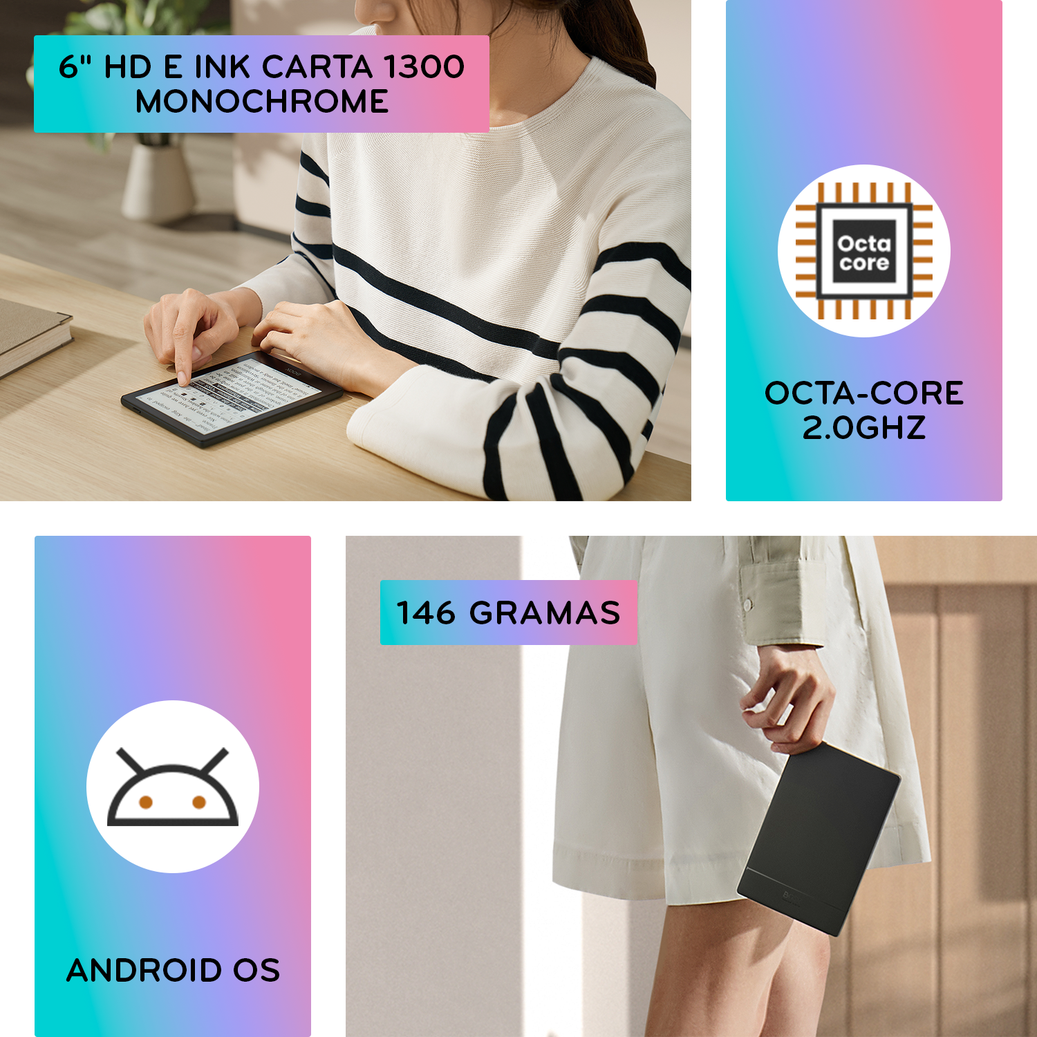 BOOX GO 6 (preto) ( Imagem 5 de 6 ) - Preview