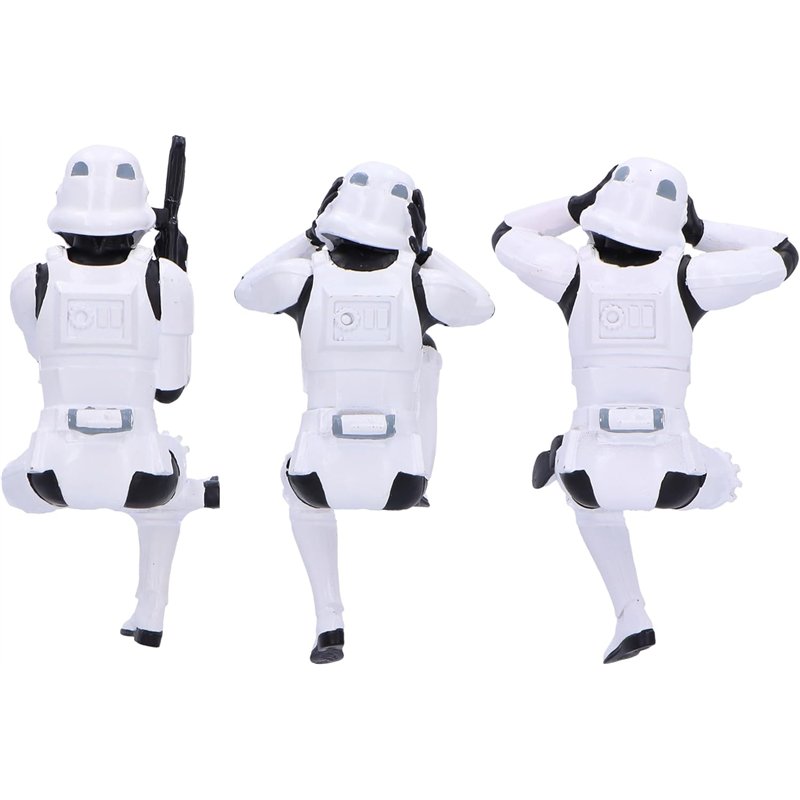 Figura Nemesis Now - Stormtrooper Three Wise Sentados 11CM ( Imagem 2 de 2 ) - Preview