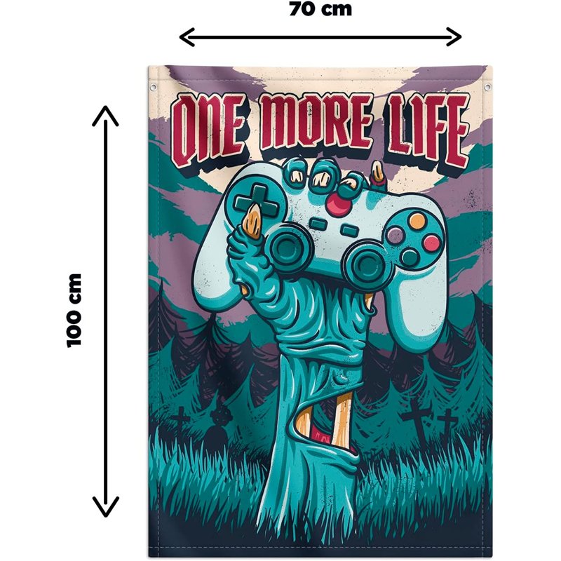Poster de Tecido / Wall Scroll (70x100cm) - Gameration One More Life ( Imagem 3 de 3 ) - Preview