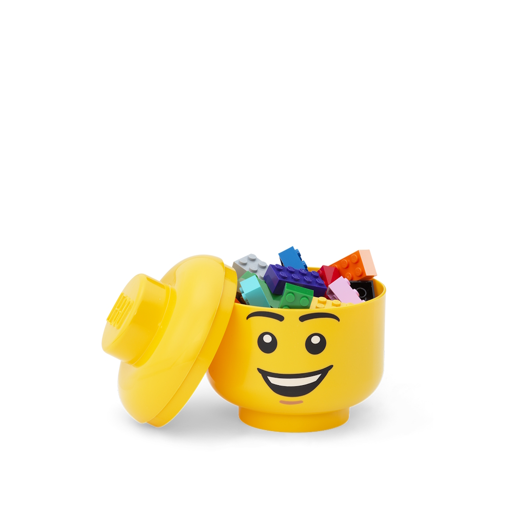 LEGO® Mini Cabeça de Arrumação | Happy Boy | 102x115 mm ( Imagem 2 de 2 ) - Preview