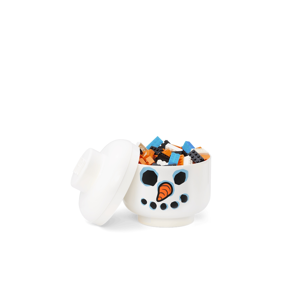 LEGO® Mini Cabeça de Arrumação | Snowman | 102x115 mm ( Imagem 2 de 2 ) - Preview