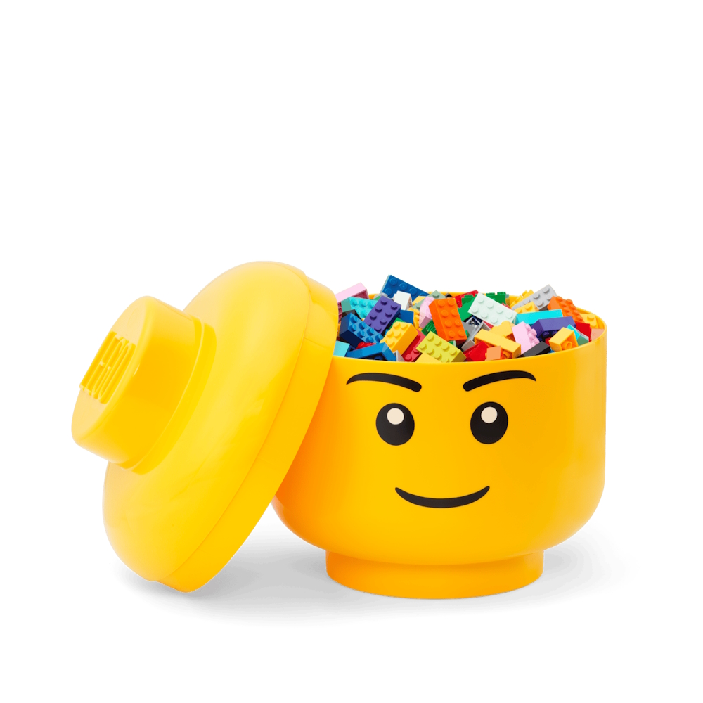 LEGO® Cabeça de Arrumação Pequena | Boy | 160x185 mm ( Imagem 2 de 3 ) - Preview