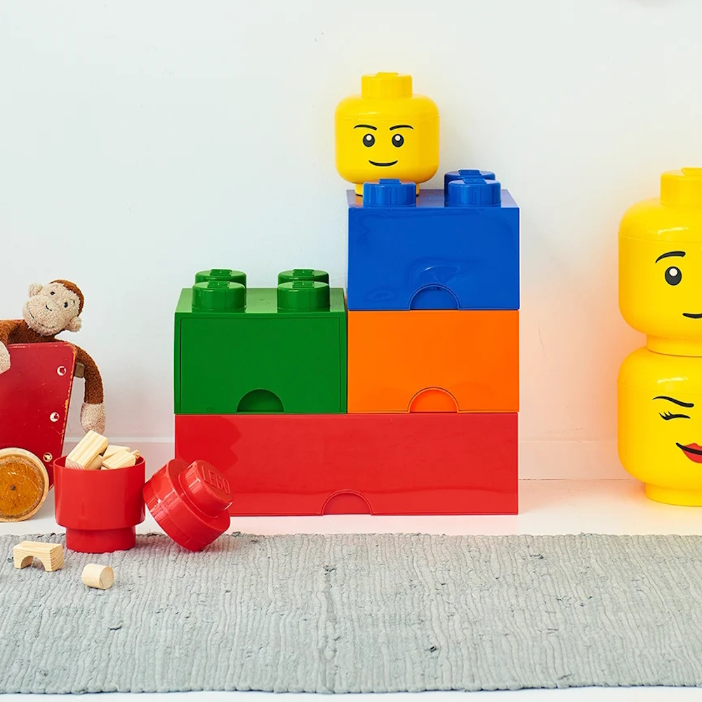 LEGO® 2x2 Storage Box | Blue | 250x250x180 mm | Stackable ( Imagem 4 de 5 ) - Preview