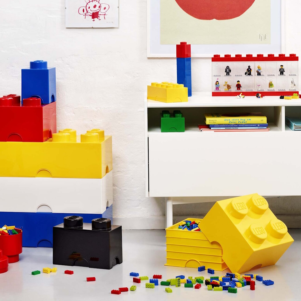 LEGO® 2x2 Storage Box | Blue | 250x250x180 mm | Stackable ( Imagem 5 de 5 ) - Preview