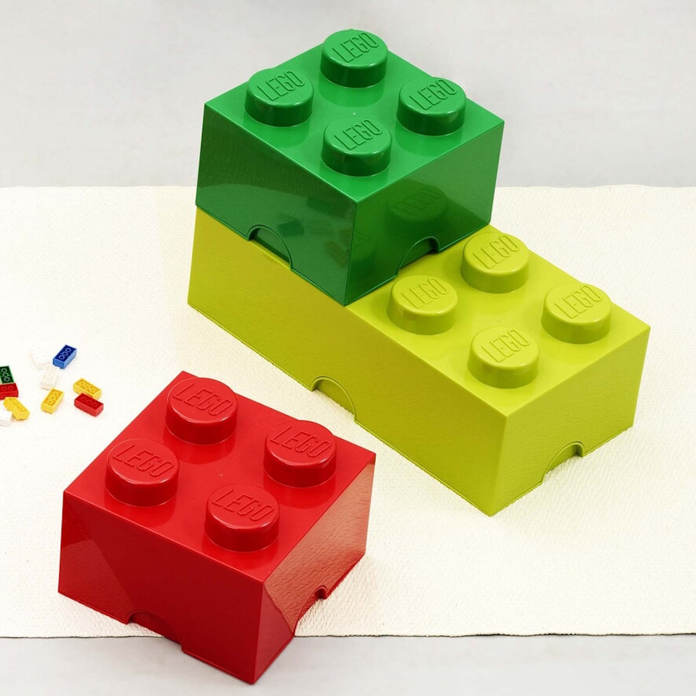 LEGO® 2x2 Storage Box | Red | 250x250x180 mm | Stackable ( Imagem 5 de 5 ) - Preview