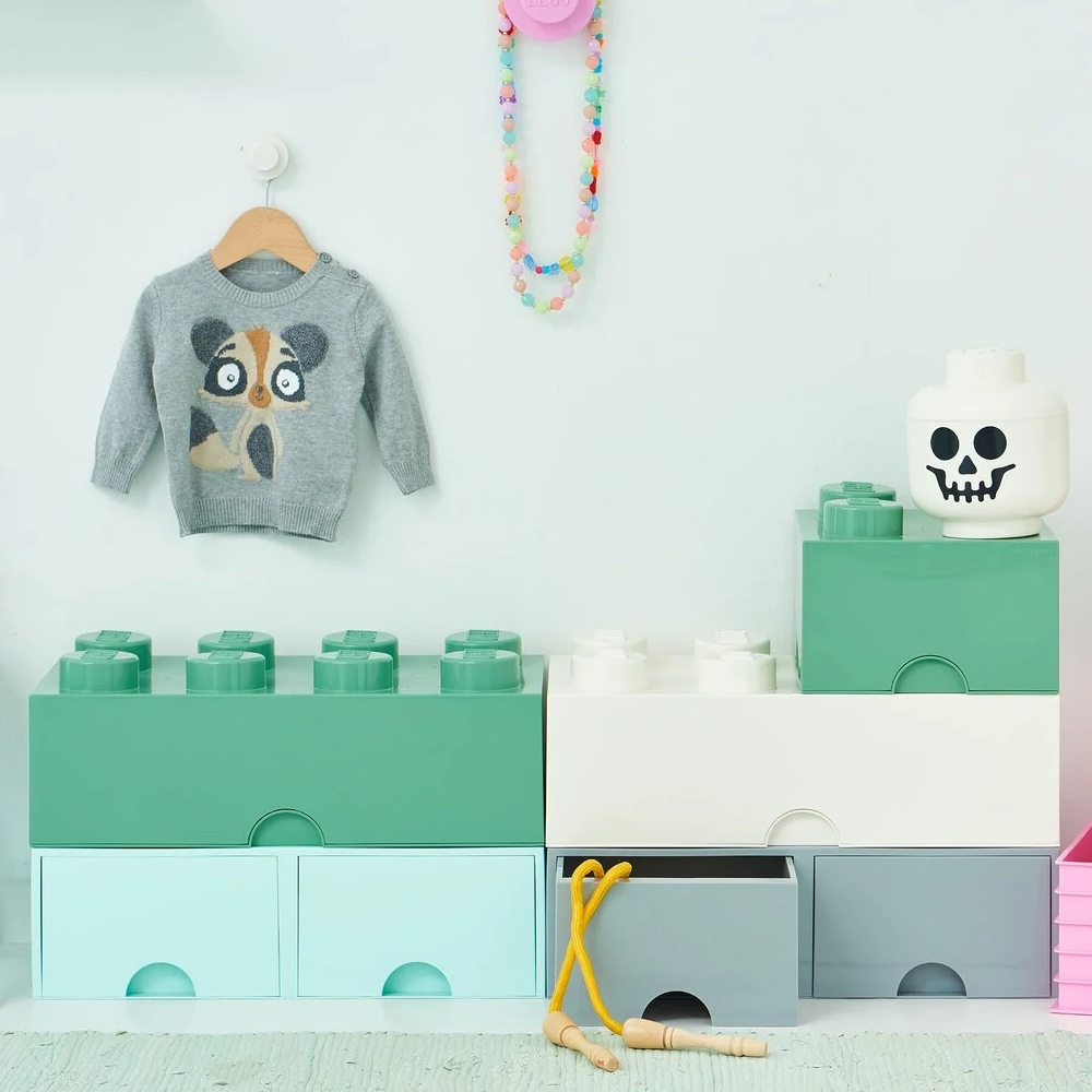 LEGO® Storage Box 2x4 | White | 500x250x180 mm | Stackable ( Imagem 5 de 5 ) - Preview