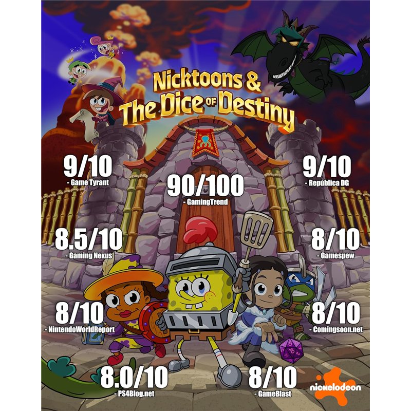 Nicktoons & The Dice of Destiny Nintendo Switch 2 ( Imagem 2 de 2 ) - Preview
