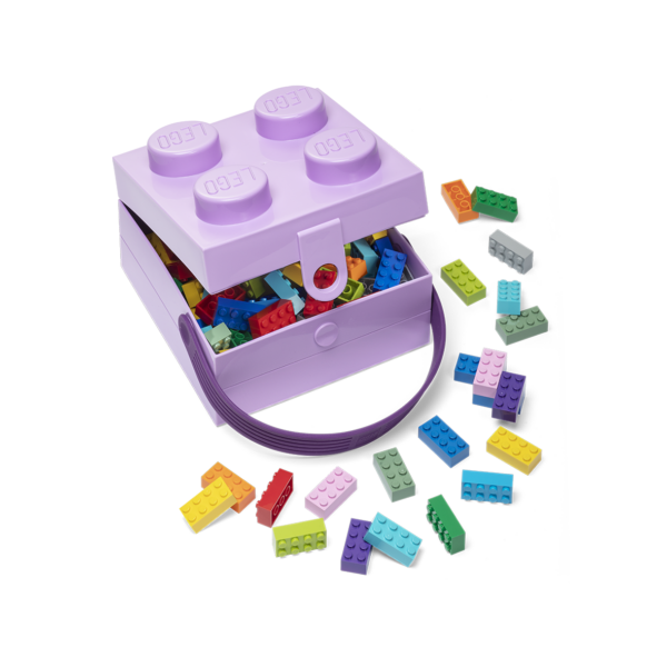 LEGO® Lancheira com Pega | Lavanda  | 116x173x165 mm ( Imagem 2 de 3 ) - Preview