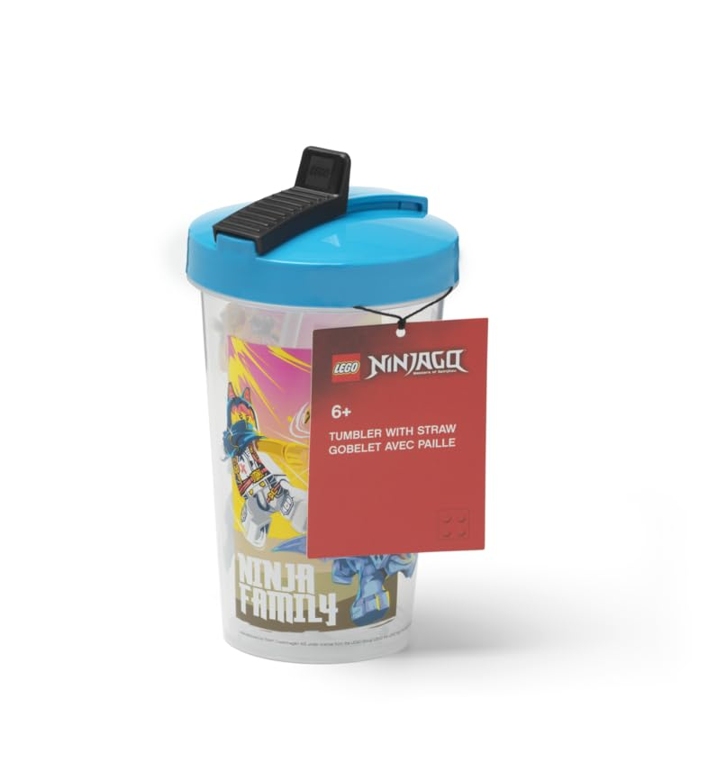 LEGO® Reusable Cup with Straw | Ninjago | 500 ml ( Imagem 2 de 3 ) - Preview